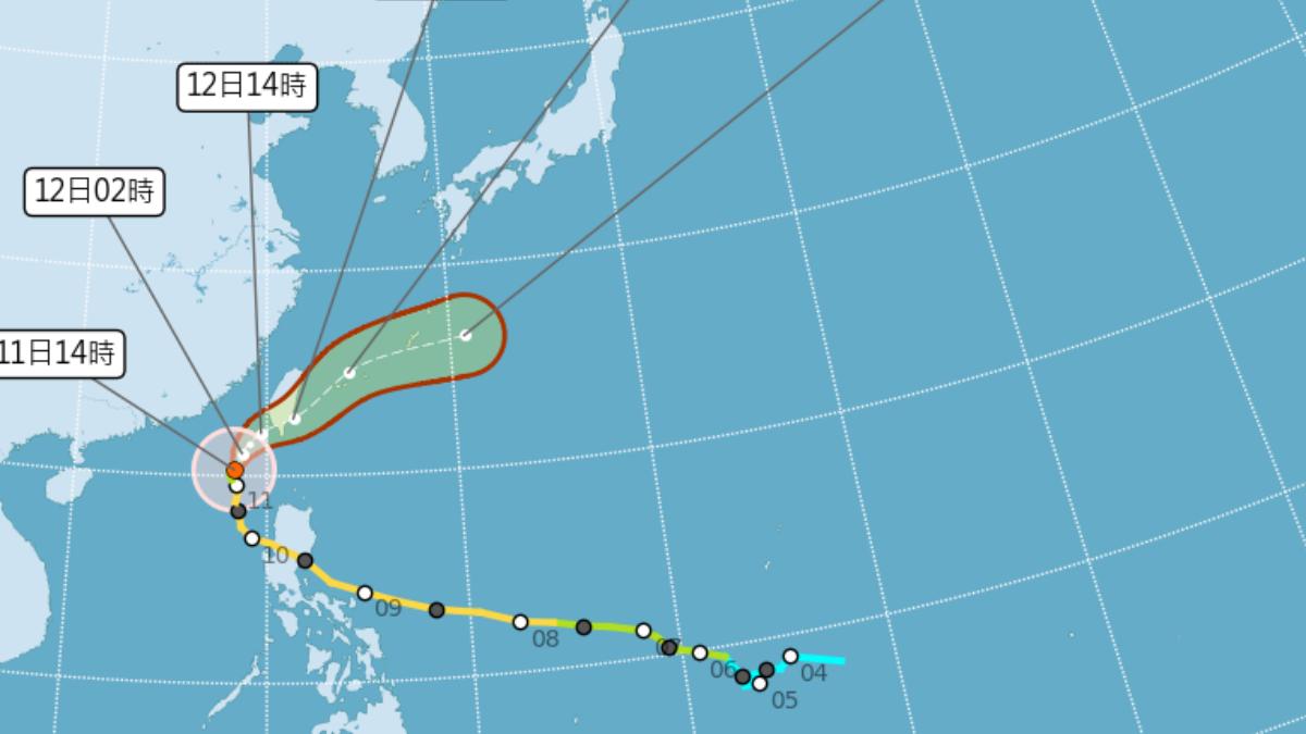 天氣/鳳凰颱風轉向!大迴轉最新路徑曝 登陸恐減弱成熱帶低壓