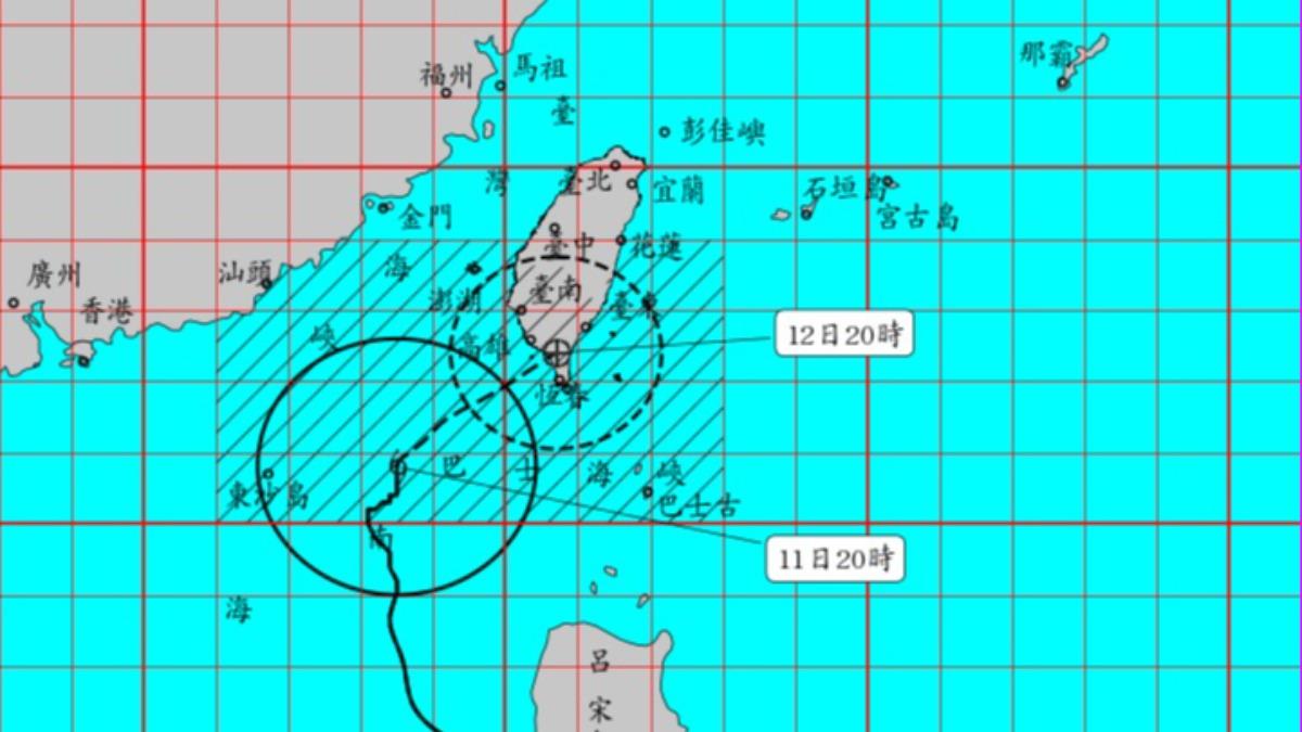 天氣/鳳凰颱風最新路徑!強度持續減弱 明5地恐颳「11級陣風」
