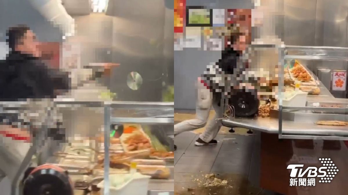 「肚子餓!」台中男颱風夜討飯遭拒嗆沒同理心 丟菜刀翻檯扁人