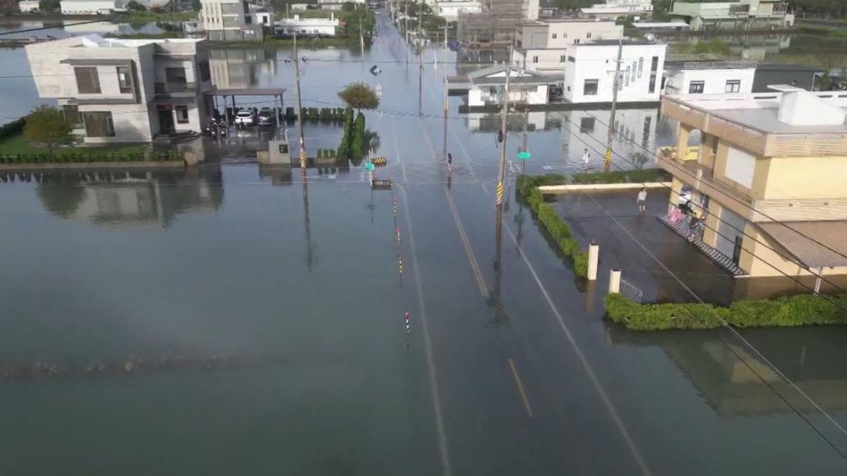 冬山鄉珍珠一路空拍畫面。(圖/民眾提供)