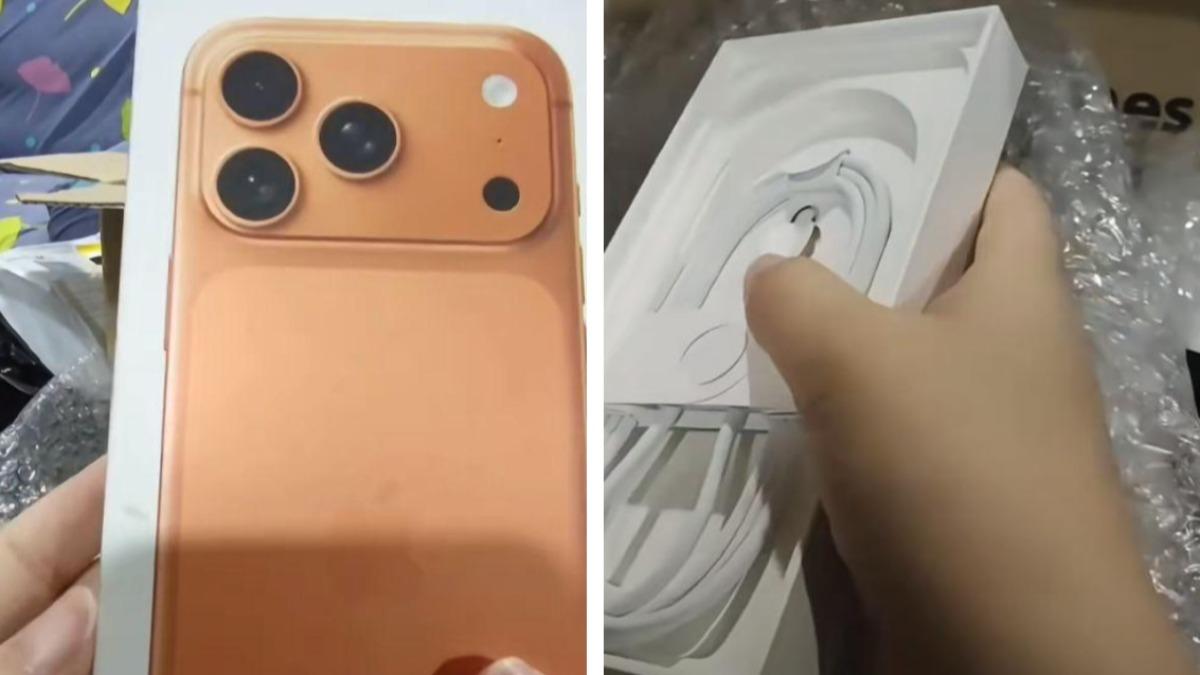 大馬網紅買iPhone17Pro拍開箱 拆開傻眼:只有充電線
