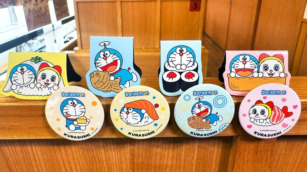 包含4款磁鐵書籤和4款胸章。(圖/業者提供)