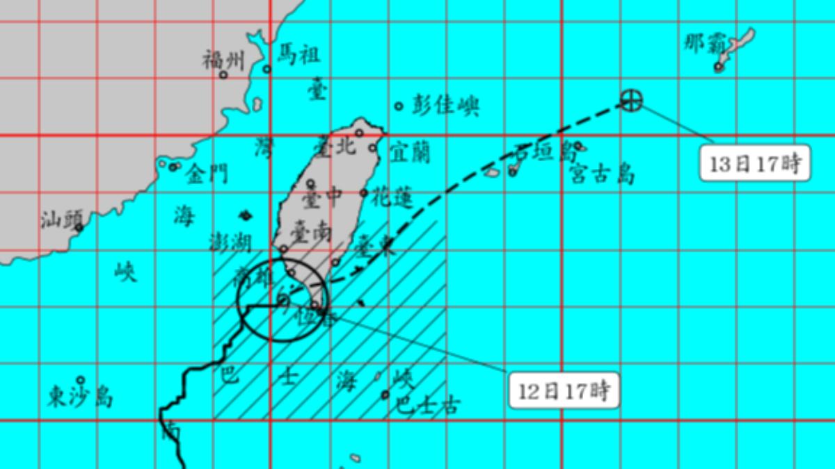 天氣/鳳凰颱風陸警範圍又縮小!強度崩跌 4縣市戒備