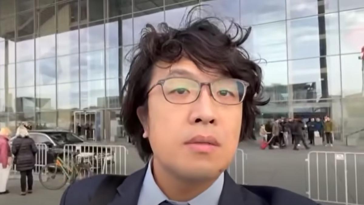 沈伯洋現身德國「囂張叫陣中共」!他斷言:背後真的有人
