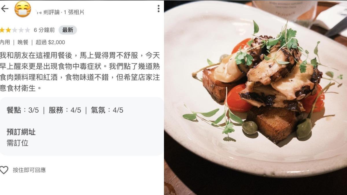食物中毒-餐酒館-老烤箱餐酒館-上吐下瀉