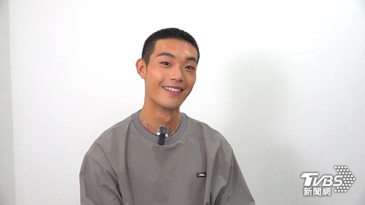 牧森期許自己能以作品打動人心。(圖/TVBS)
