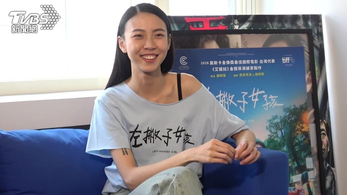 馬士媛在《左撇子女孩》裡演技自然生動。(圖/TVBS)