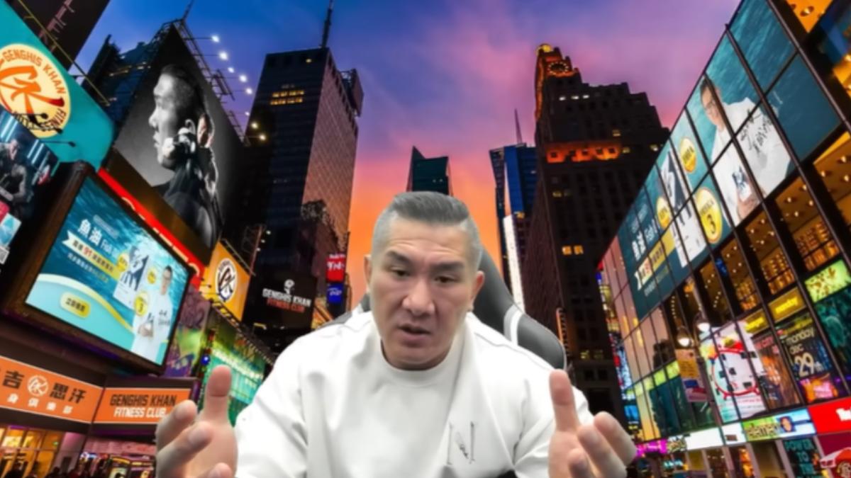 陳之漢不爽被造謠便當店收攤。(圖/翻攝自館長惡名昭彰YT頻道)