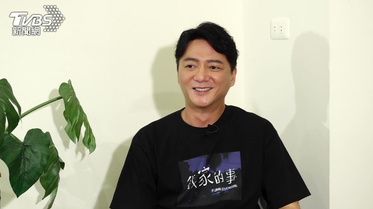 得過兩座金鐘獎的藍葦華，分享首度入圍金馬獎的心情。(圖/TVBS)