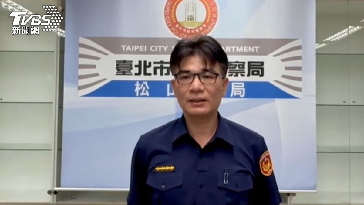 松山區亮出鋸子嚇人,男子被依恐嚇、傷害罪送辦。(圖/TVBS)