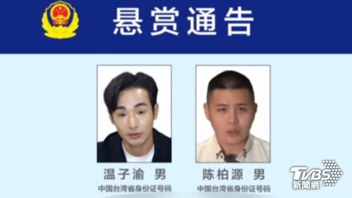 大陸懸賞通告(圖/TVBS資料畫面)