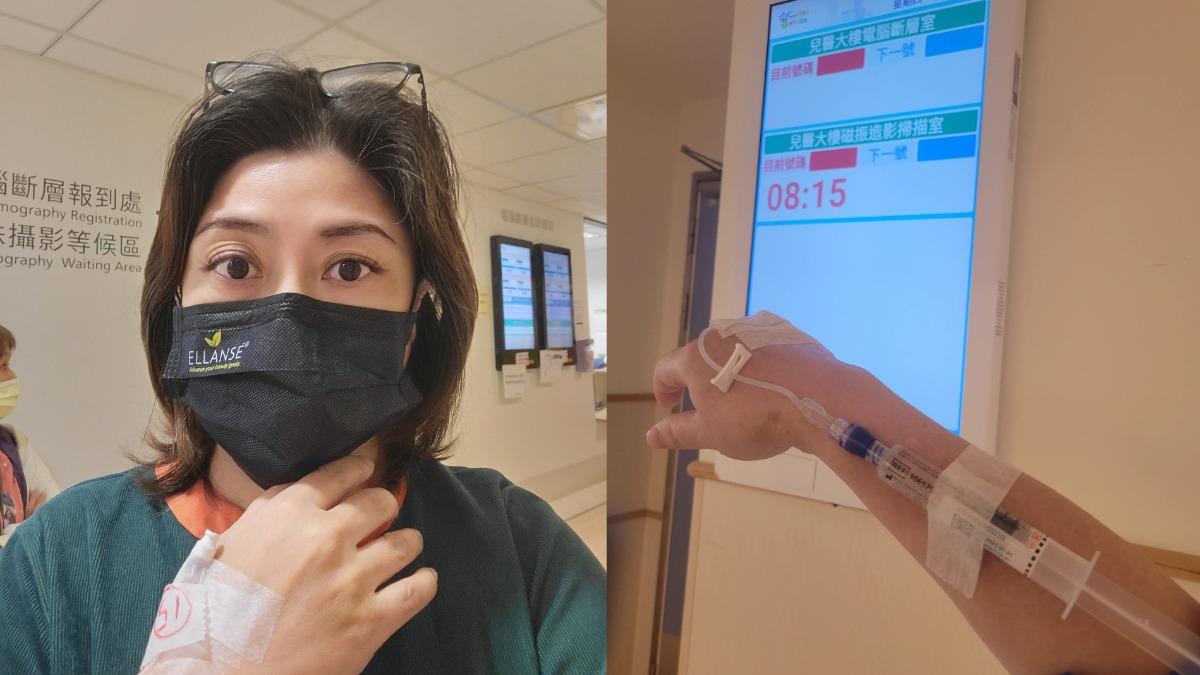 小彤回診檢查癌細胞沒有再生。(圖/馬可孛羅公關提供)