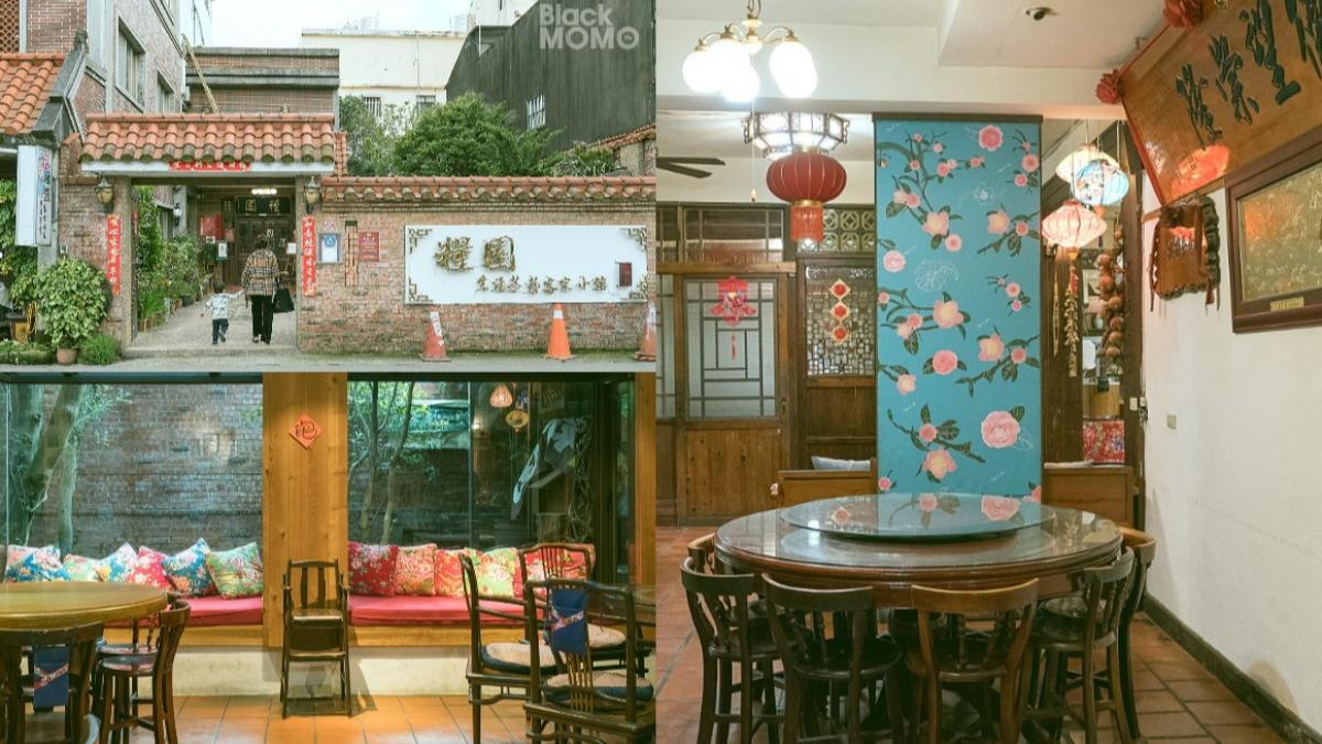 用餐環境是古早味田園風格，以農家道具、客家老物佈置。（圖／黑哥桃繽紛假期提供）