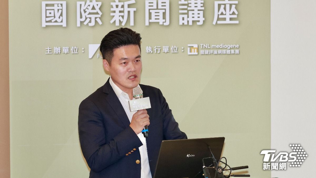 《TVBS新聞網》副總編輯陳郁仁。(圖/潘建樺攝)