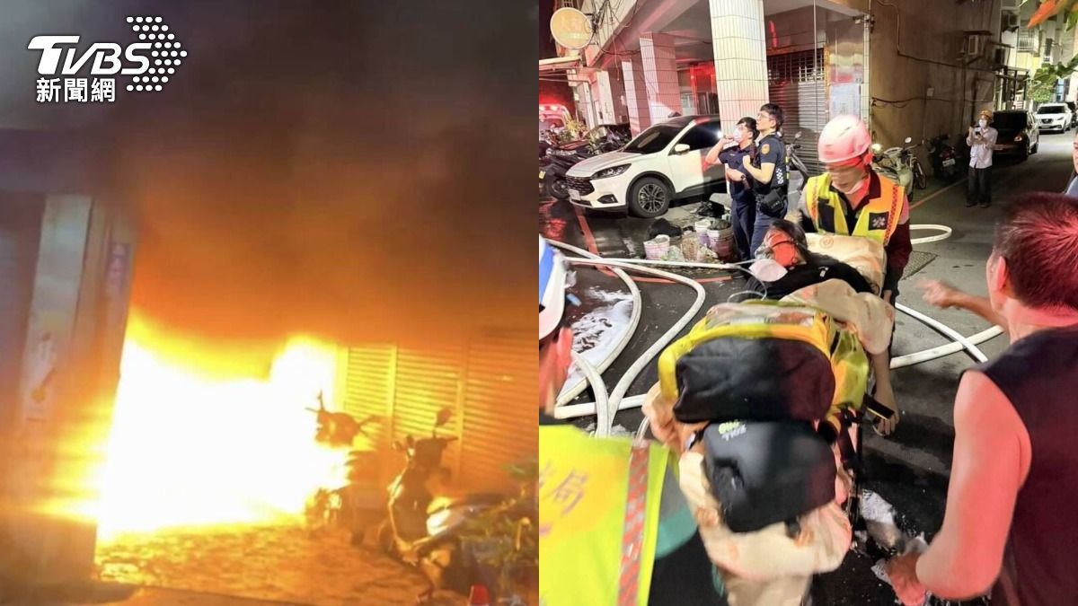 彰化嚴重火警！機車起火燒家門口斷逃生路　17人遭嗆醒一度受困