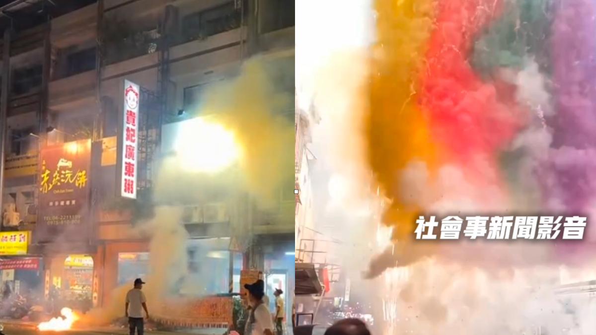 浮誇彩雲煙火!高雄廟會封路「濃煙炸街」 環保局:最重罰10萬
