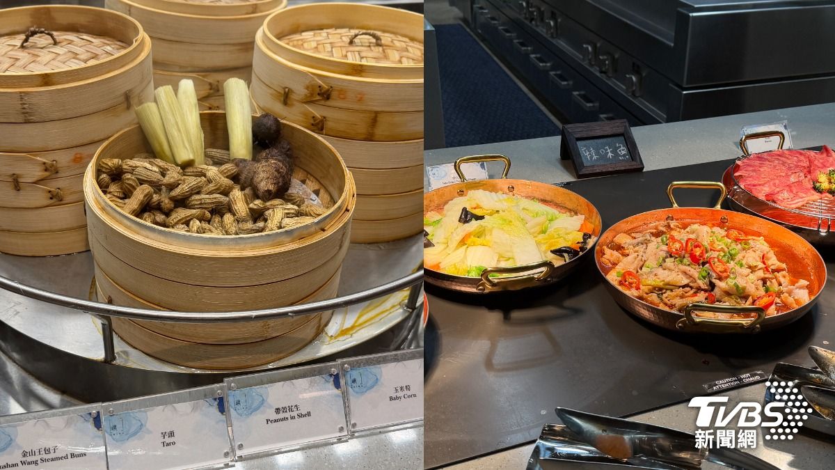 早餐提供Buffet。(圖/陳昫蓁攝)