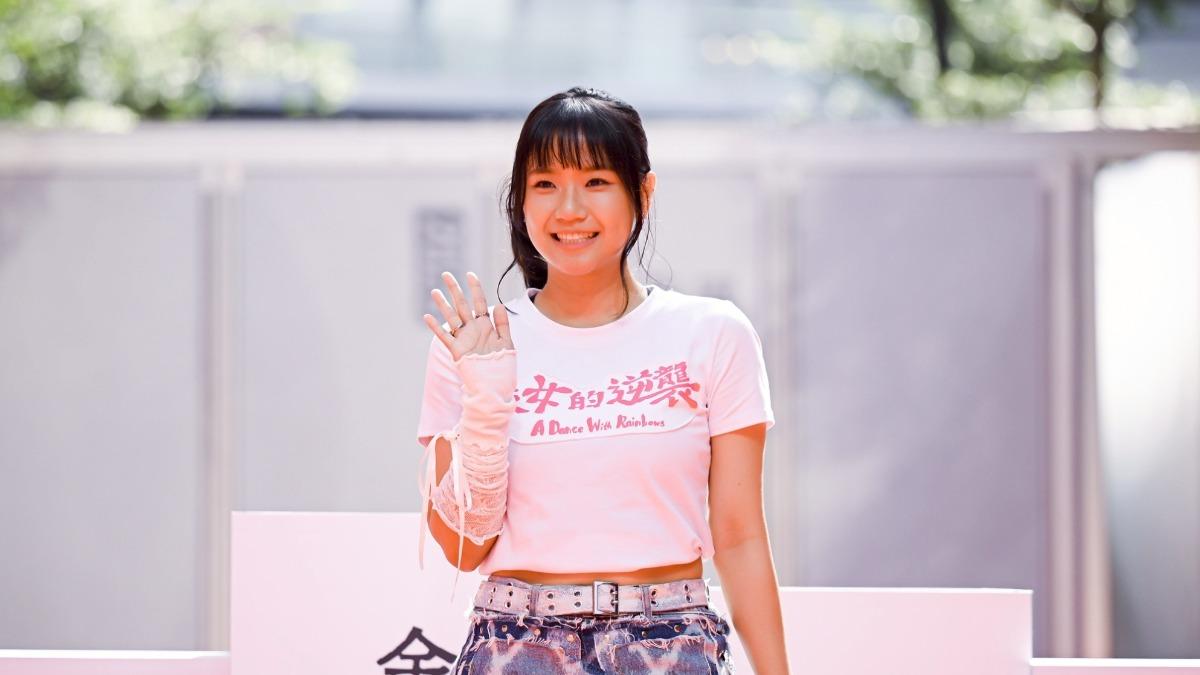 林怡婷為了演出拳擊手角色,天天吃雞胸肉配優酪乳增重五公斤。(圖/金馬執委會提供)