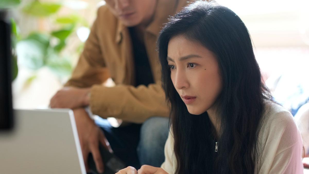 楊謹華驚覺發現女兒真的失蹤。(圖/Hami Video提供)
