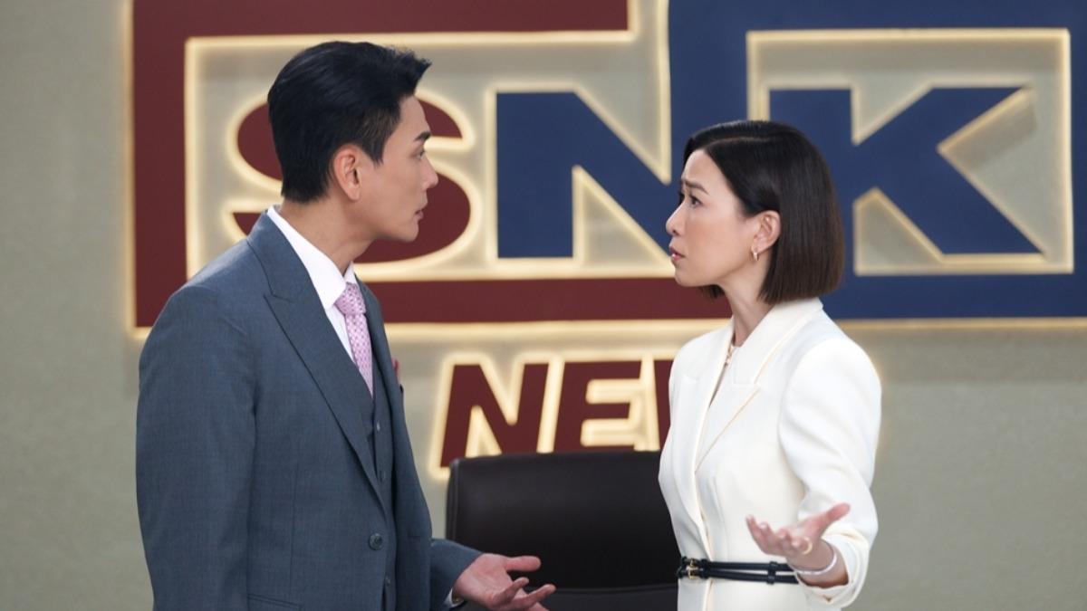 佘詩曼(右)、黃宗澤(左)數度正面交鋒。(圖/台灣大哥大MyVideo提供)