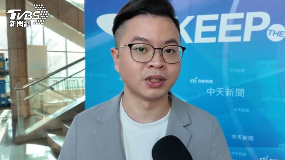 國民黨前文傳會主委凌濤。(圖/TVBS)