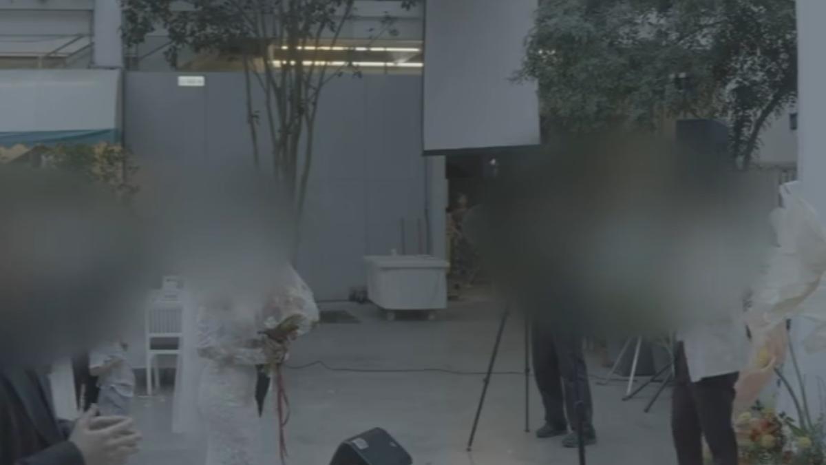 婚禮遇跳電。(圖/當事人提供)