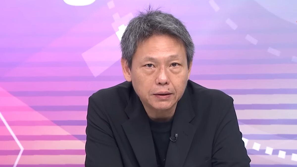 謝寒冰直言,若沈伯洋選台北市長,他不僅下跪直播,還發100份雞排。(圖/TVBS《新聞大白話》)