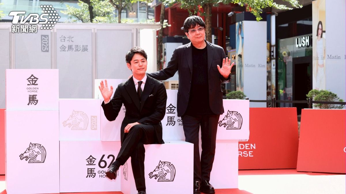 妻夫木聰與導演大友啟史。(圖/趙世平攝)