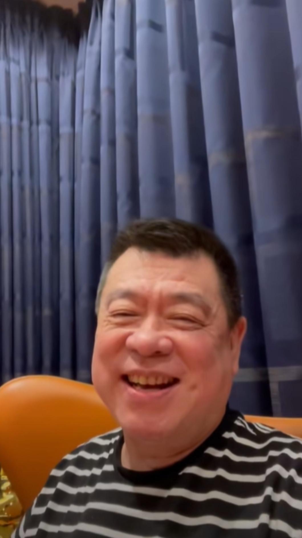 孫德榮透過影片說明身體狀況。(圖/翻攝孫德榮臉書)
