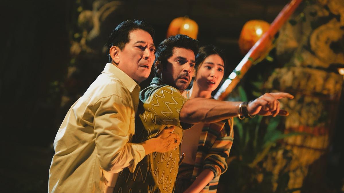 《叫我驅魔男神》超無厘頭,笑料百出。(圖/光盛影業提供)