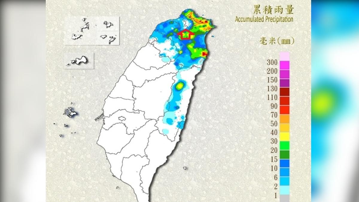 北部濕一片再現「台北不下雨的洞」!鄭明典曝原因:1地最不會下
