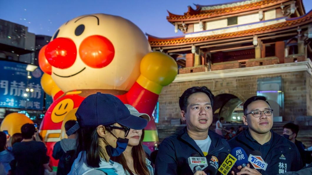 ▲麵包超人6米高大型裝置吸睛。(圖片來源:新竹市政府)