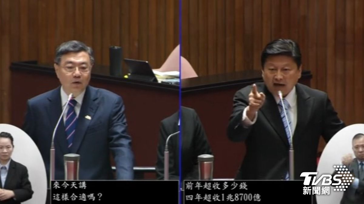 卓榮泰與傅崐萁(圖/TVBS資料畫面)