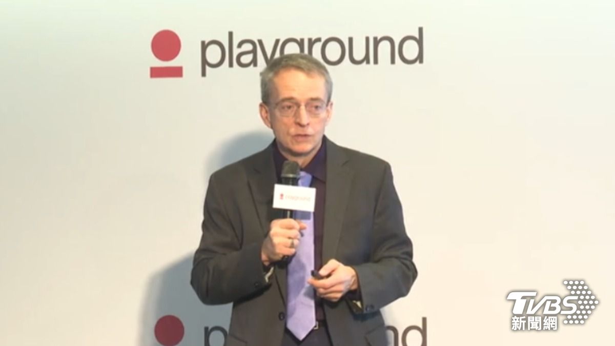 英特爾前執行長季辛格再度訪台。(圖/TVBS)