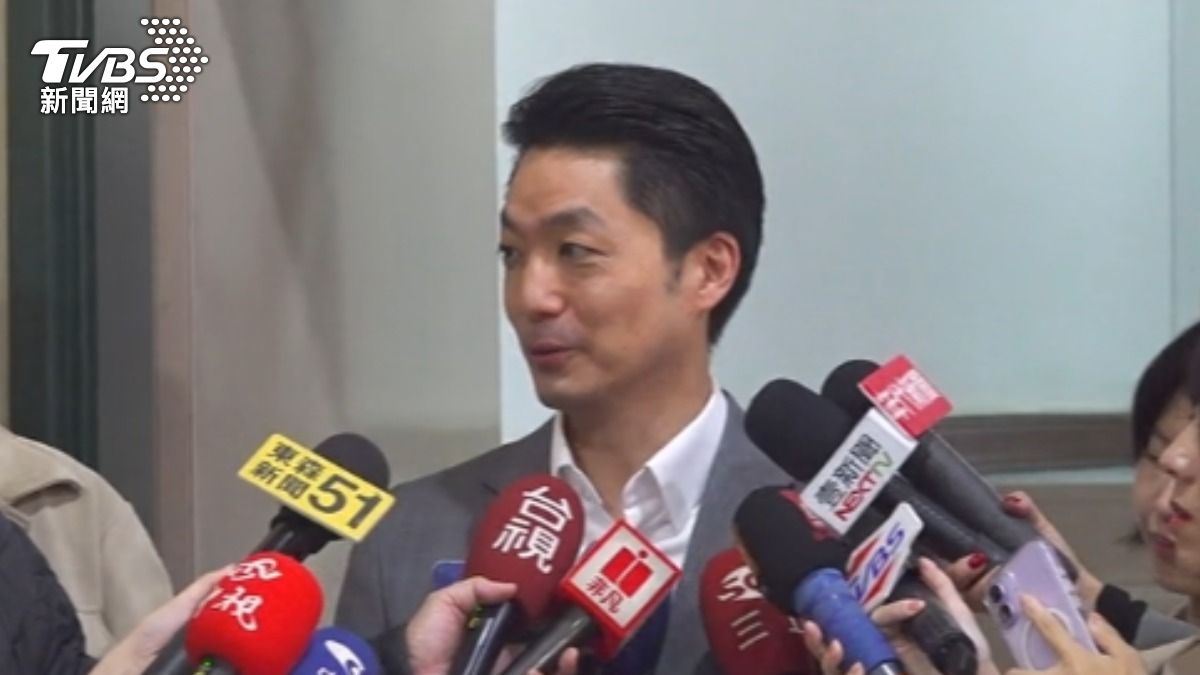 獨家/會面30分鐘! 輝達副總裁帶投資意向書拜訪蔣萬安。(圖/TVBS)
