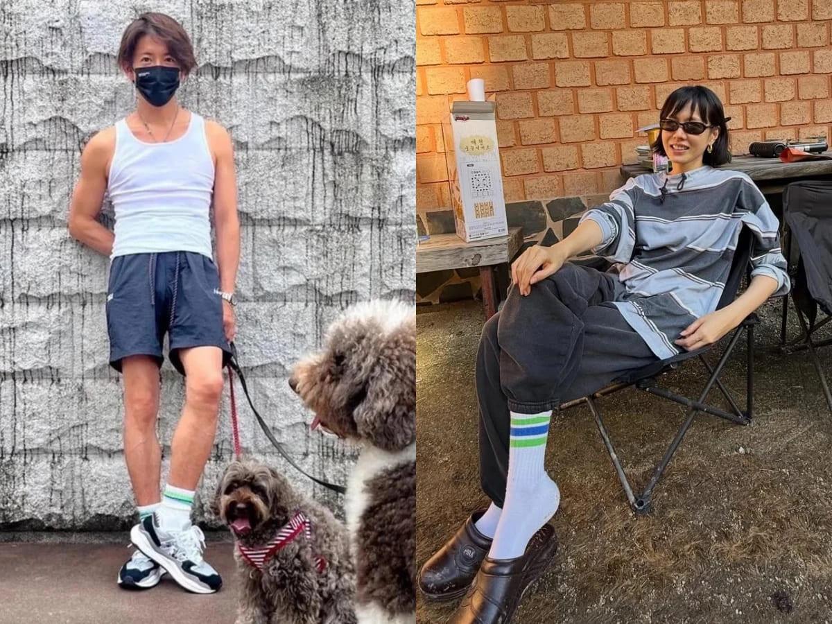 全家的襪子也因為木村拓哉和孫藝珍的關係而掀起討論。（圖／IG@takuya.kimura_tak、yejinhand）