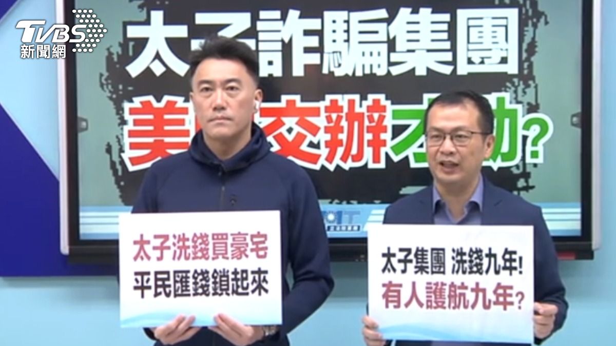 國民黨立委反控民進黨才是跟詐騙集團為伍。（圖／TVBS）
