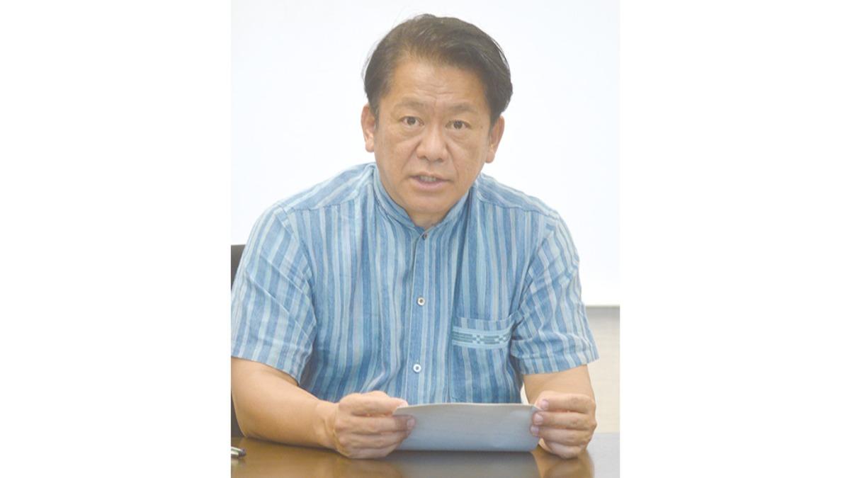 石垣市長中山義隆。(圖/翻攝自石垣市役所)