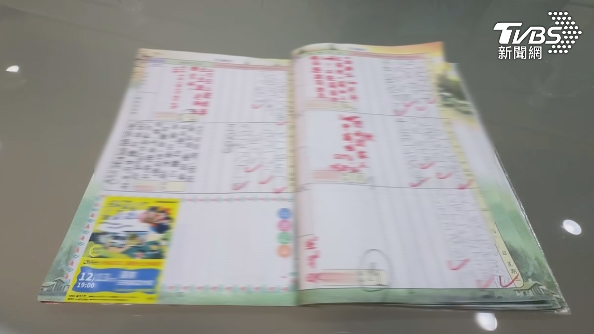 期中考數學成績,聯絡簿填寫98分,但學校卻登記82分,家長求真相PO文,結果挨告誹謗(圖/TVBS)