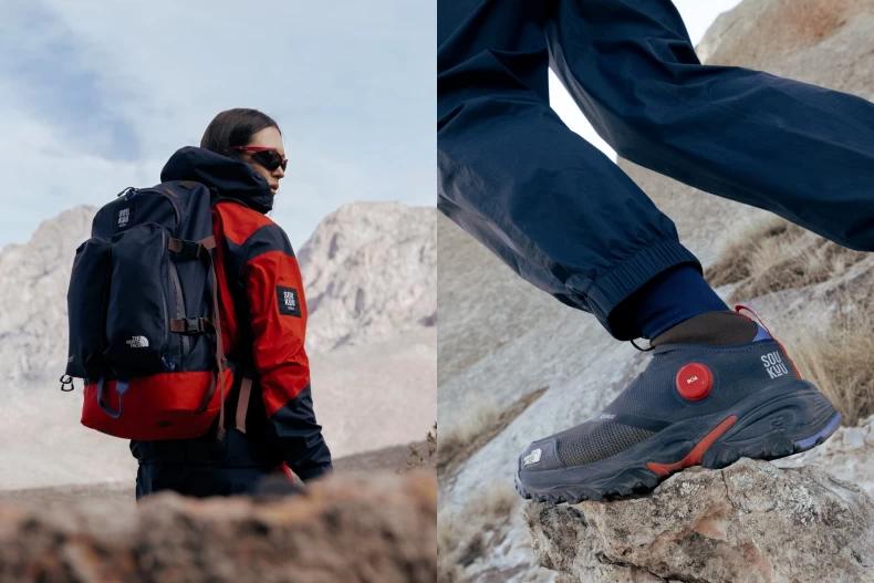 The North Face X UNDERCOVER 聯名系列帶來專為戶外活動打造的刺蝟徒步鞋。(圖/翻攝自The North Face官網)