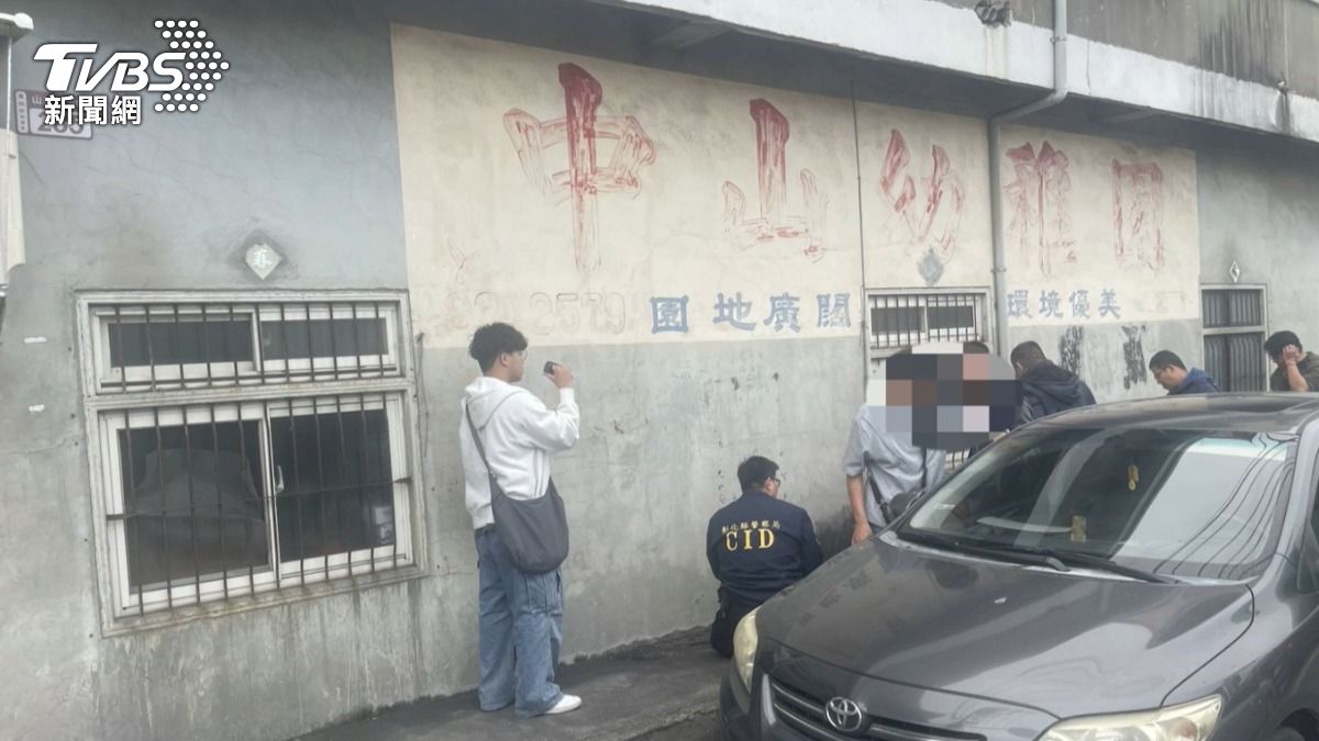 陳男遭逮捕。(圖/TVBS)