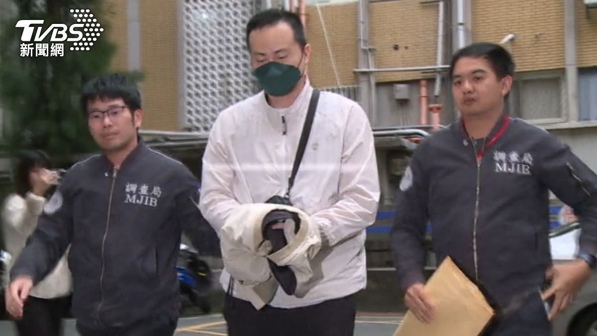 北檢偵辦太子集團案聲押3人,尼爾林姓負責人昨(11/19)移送北檢。(圖/TVBS)