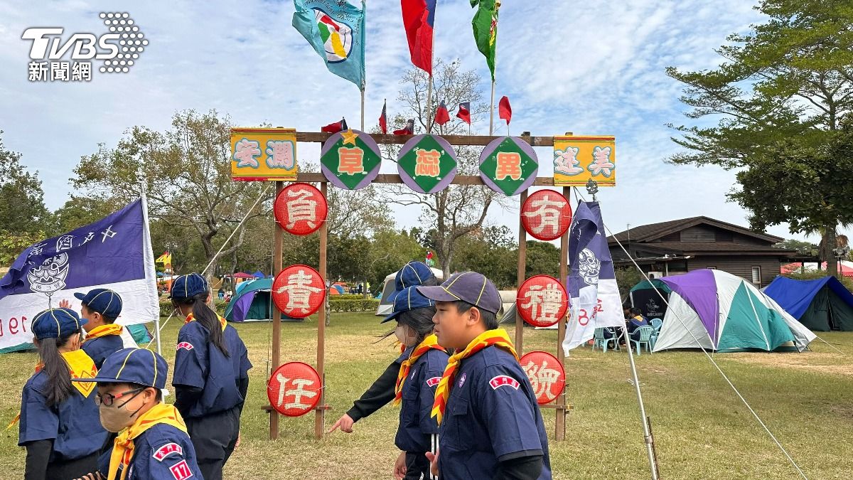 今年用植物命名童軍團名。(圖/程子奕攝)