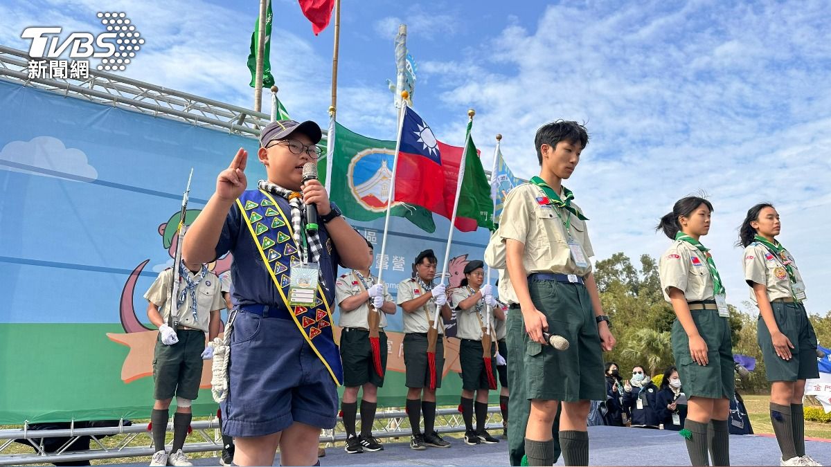 孩子們在三天兩夜活動中充分學習童軍精神。(圖/程子奕攝)