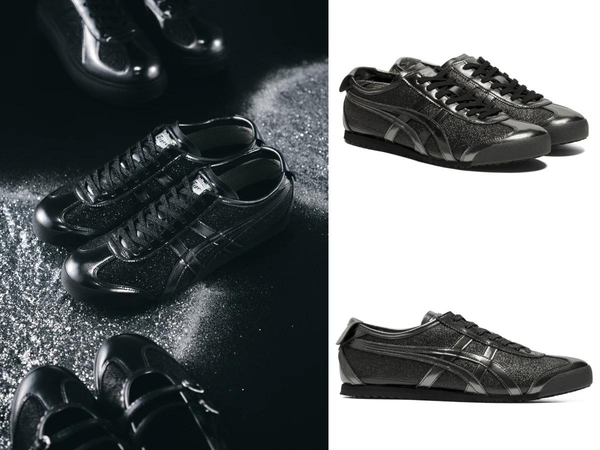 最大亮點是推出銀河黑與耀眼粉兩色!(圖/翻攝自Onitsuka Tiger)