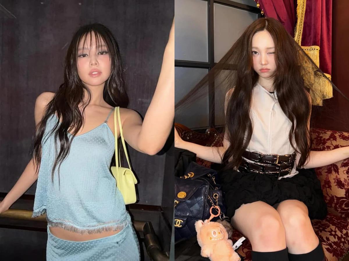 自然微捲打造慵懶又清爽的髮型。(圖/翻攝自IG@jennierubyjane,@youngseo)