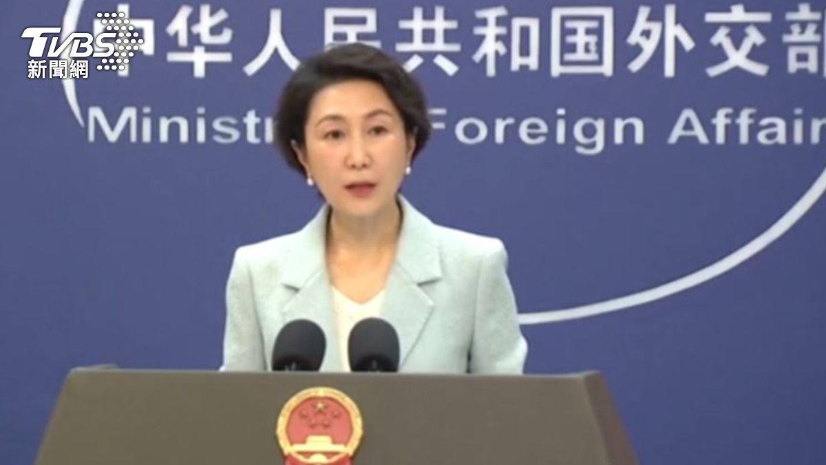 大陸外交部發言人 毛寧。(圖/TVBS)