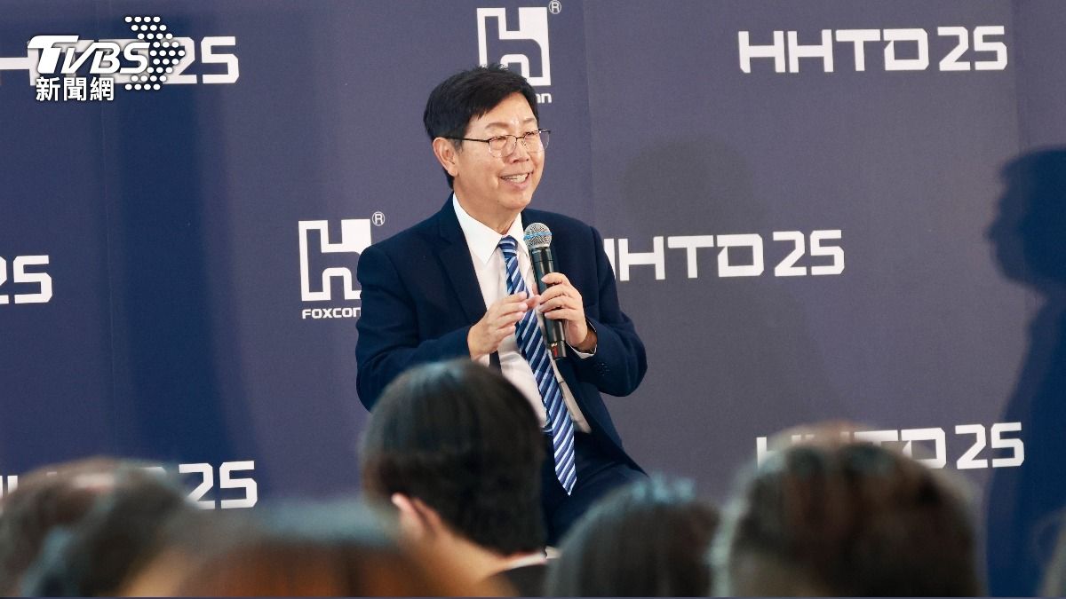 鴻海董事長劉揚偉認為美國廠存在勞動力短缺問題。(圖/潘建樺攝)
