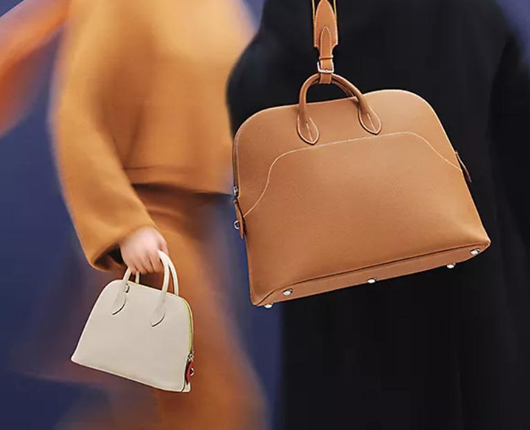 Hermès Bolide是Hermès 歷史上第一款使用拉鍊設計的包款。（圖／Hermès官網）