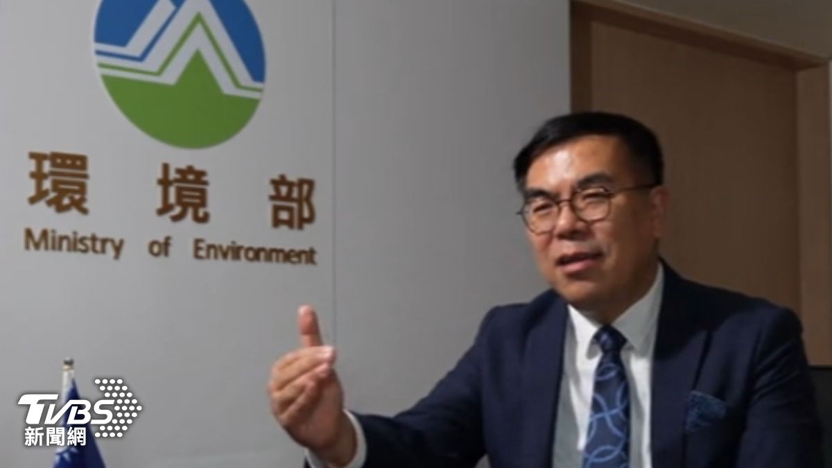 圖說/環境部長彭啓明談減碳努力